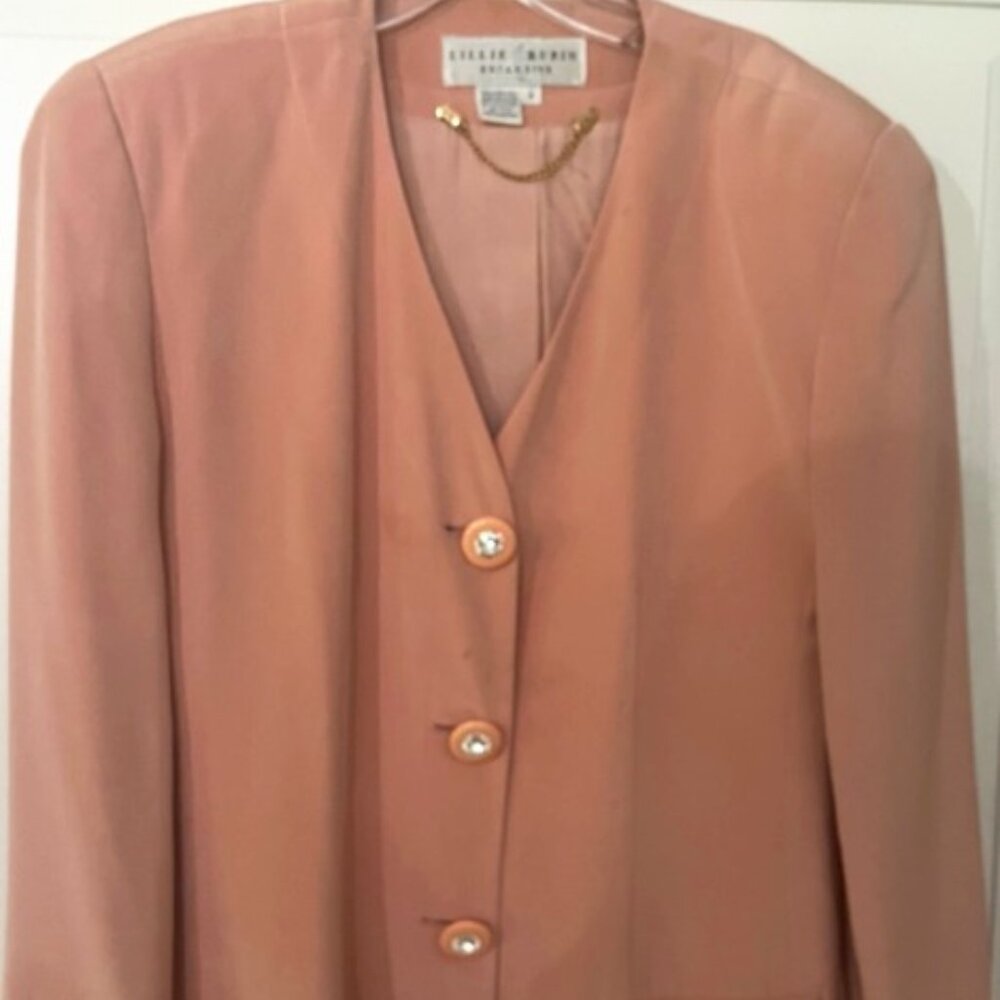 Lillie Rubin Pastel Pink Pants Suit